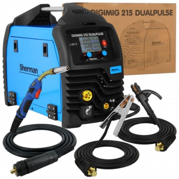 Suvirinimo pusautomatis Sherman DIGIMIG 215 Dualpulse Suvirinimo pusautomatis Sherman DIGIMIG 215 Dualpulse